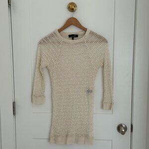 ISABEL MARANT IVORY TOP WITH 3/4 SLEEVES. SIZE 2